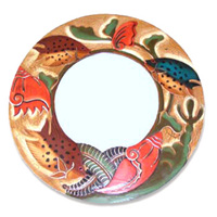 Moon And Tropical Fish Mirror
