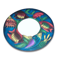 Moon And Tropical Fish Mirror