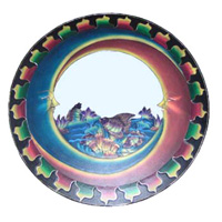 Moon And Tropical Fish Mirror