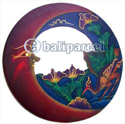 Moon And Flamingo Mirror