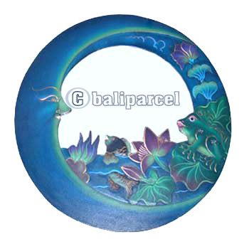 Moon And Frogs Mirror