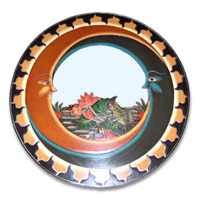Moon And Frogs Mirror