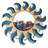 Sun And Animals Mirror