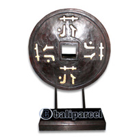 Medallion Set Of 3, Handcarved From Albesia Wood