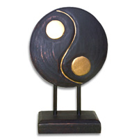 Medallion Set Of 3, Handcarved From Albesia Wood