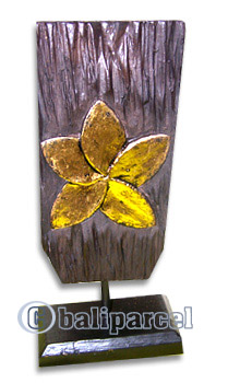 Medallion, Handcarved From Albesia Wood