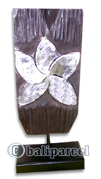 Medallion, Handcarved From Albesia Wood