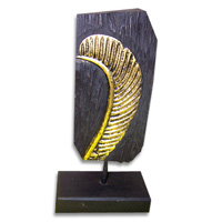 Medallion, Handcarved From Albesia Wood