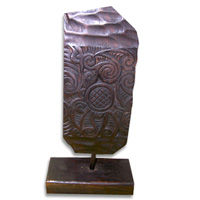 Medallion, Handcarved From Albesia Wood
