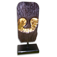 Medallion, Handcarved From Albesia Wood
