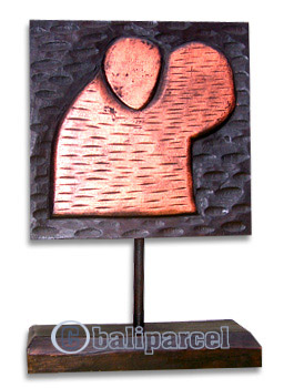 Medallion, Handcarved From Albesia Wood