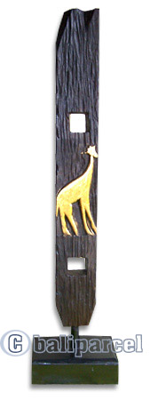 Medallion, Handcarved From Albesia Wood
