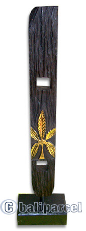 Medallion, Handcarved From Albesia Wood