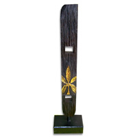 Medallion, Handcarved From Albesia Wood