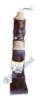 Primitive, Handcarved From Albesia Wood
