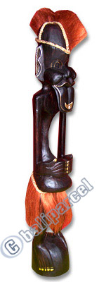 Primitive, Handcarved From Albesia Wood