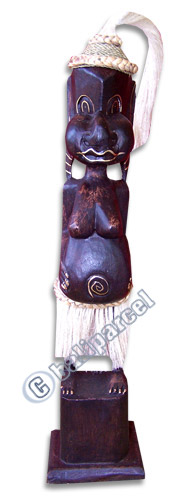 Primitive, Handcarved From Albesia Wood