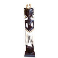 Primitive, Handcarved From Albesia Wood