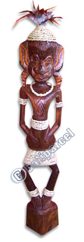 Primitive, Handcarved From Albesia Wood