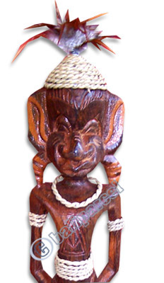 Primitive, Handcarved From Albesia Wood