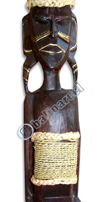 Primitive, Handcarved From Albesia Wood