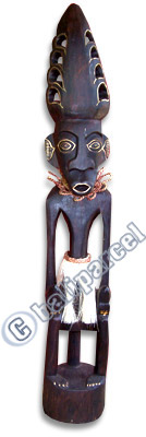 Primitive, Handcarved From Albesia Wood