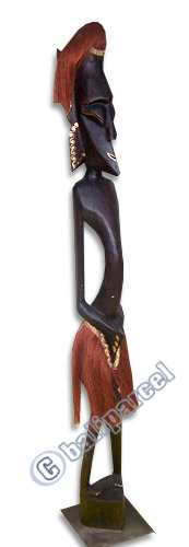 Primitive, Handcarved From Albesia Wood