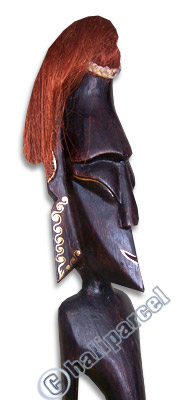 Primitive, Handcarved From Albesia Wood
