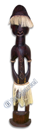 Primitive, Handcarved From Albesia Wood