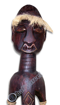 Primitive, Handcarved From Albesia Wood