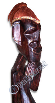 Primitive, Handcarved From Albesia Wood