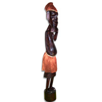 Primitive, Handcarved From Albesia Wood