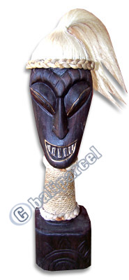 Primitive, Handcarved From Albesia Wood