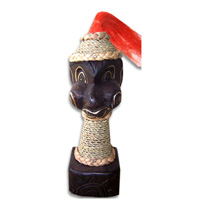 Primitive, Handcarved From Albesia Wood