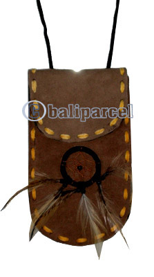 Leather Pouches, Native American Style