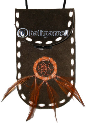 Leather Pouches, Native American Style