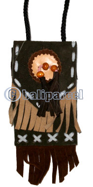 Leather Pouches, Native American Style
