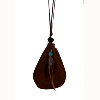 Leather Pouches, Native American Style