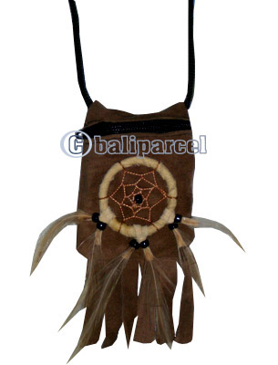 Leather Pouches, Native American Style