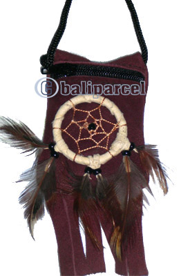 Leather Pouches, Native American Style