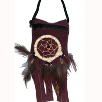 Leather Pouches, Native American Style