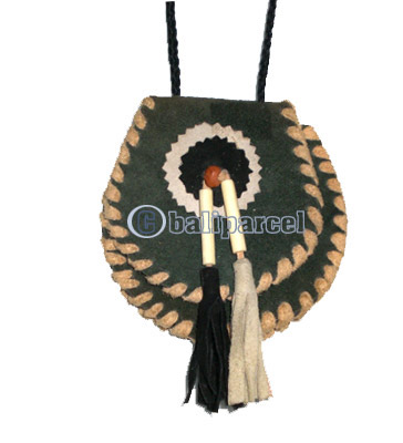 Leather Pouches, Native American Style