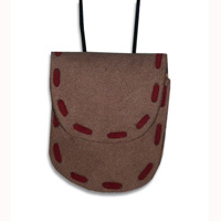 Leather Pouches, Native American Style