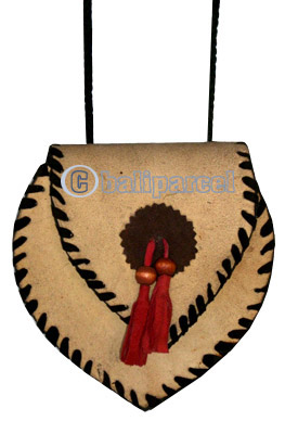 Leather Pouches, Native American Style