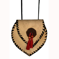 Leather Pouches, Native American Style