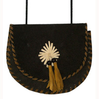 Leather Pouches, Native American Style