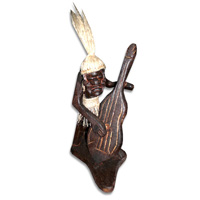 Primitive, Handcarved From Albesia Wood