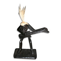 Primitive, Handcarved From Albesia Wood