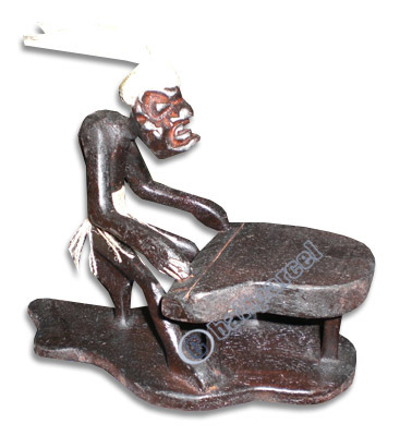 Primitive, Handcarved From Albesia Wood
