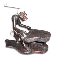 Primitive, Handcarved From Albesia Wood